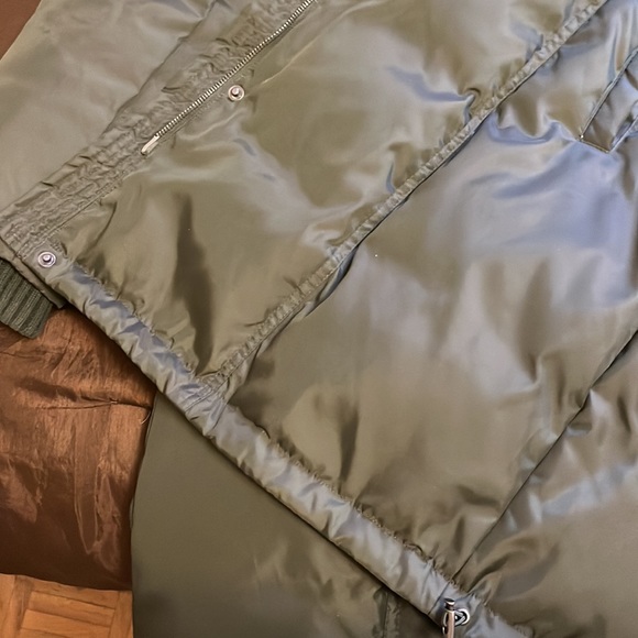 DKNY Army Green Long Winter Coat - Picture 10 of 10